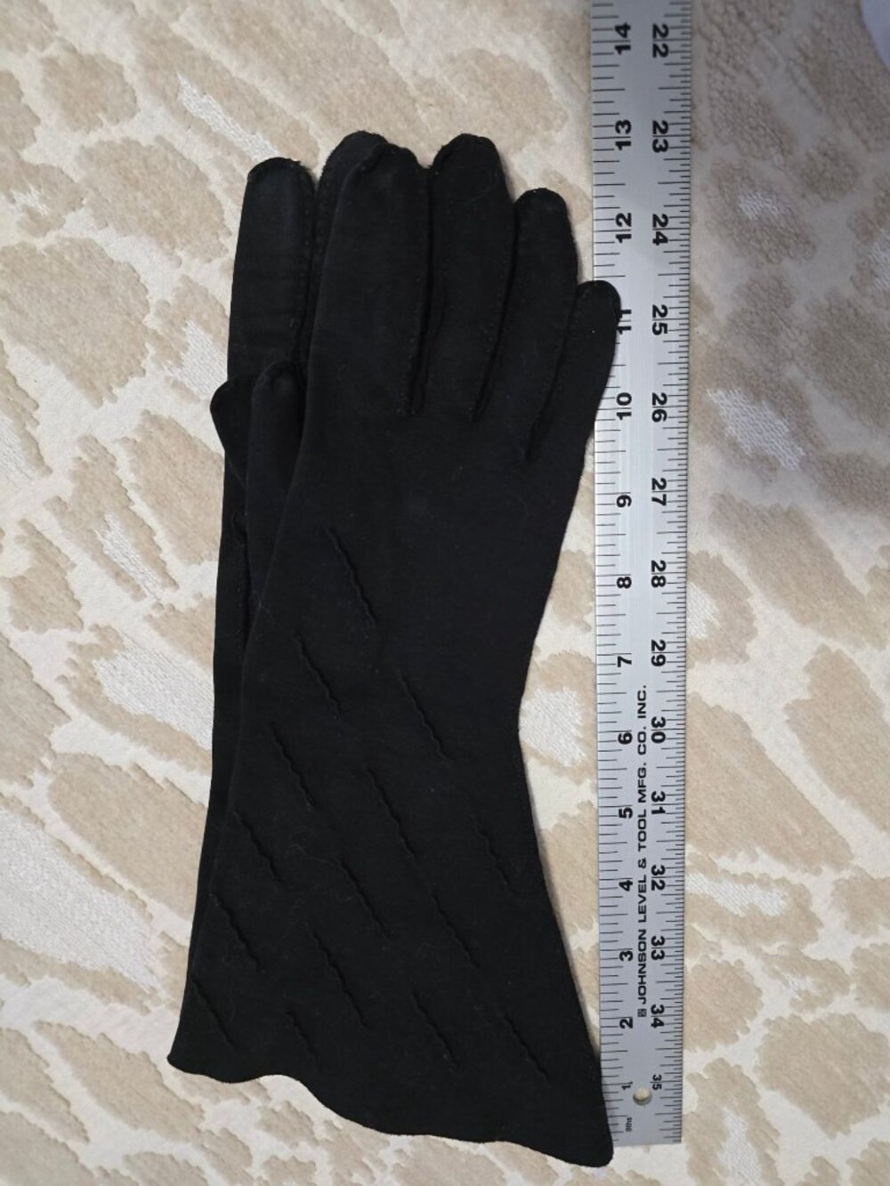 Vintage Womens Gloves Bundle Black and White Various Lengths and Styles - Picture 13 of 16
